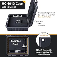 Amazon.com: Lykus HC-4010 Waterproof Hard Case with Customizable