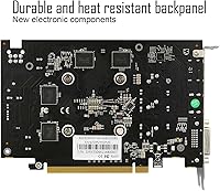 Vista 4 de Tarjeta gráfica Radeon RX 550, 4 GB, GDDR5, 128 bits, DisplayPort DVI-D HDMI, diseño ITX, juegos de tarjetas de video para PC, salida 4K, GPU