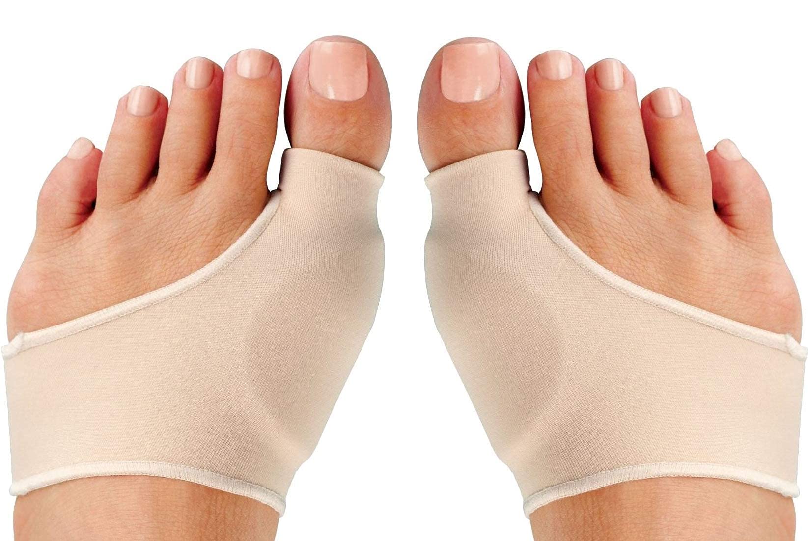 PEDIMEND Gel-Zehenschutz für den großen Zeh, Schmerzlinderung bei Ballenzehen, Blasen, Gicht oder Arthritis für ein komfortableres Gehen, Mittelfuß-Zehenpolster, Vorfußkissen, Fußpflege