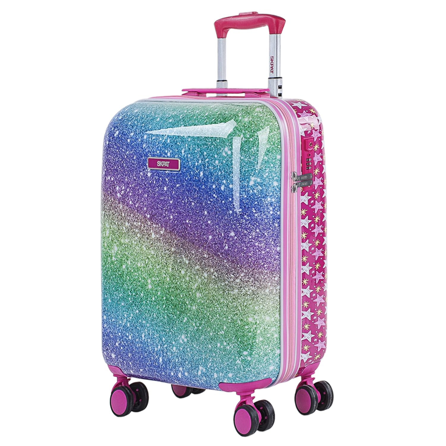 SKPAT Maletas De Viaje Cabina Infantil, Maleta Infantil Niño, Maleta Niños Con Ruedas, Maletas De Viaje Infantiles, Maletas De Viaje Cabina Niños. Maletas de Viaje Cabina - Maleta Cabina Niñ, Fucsia