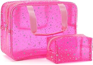 Yaopeing 2 bolsas de maquillaje transparentes...