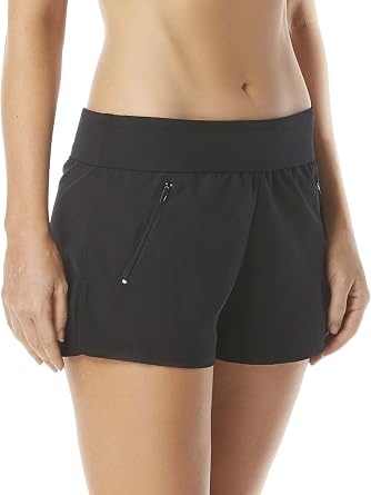 Beach House April Quick Dry Swim Bottoms - Zipper Pocket Womens Board Shorts