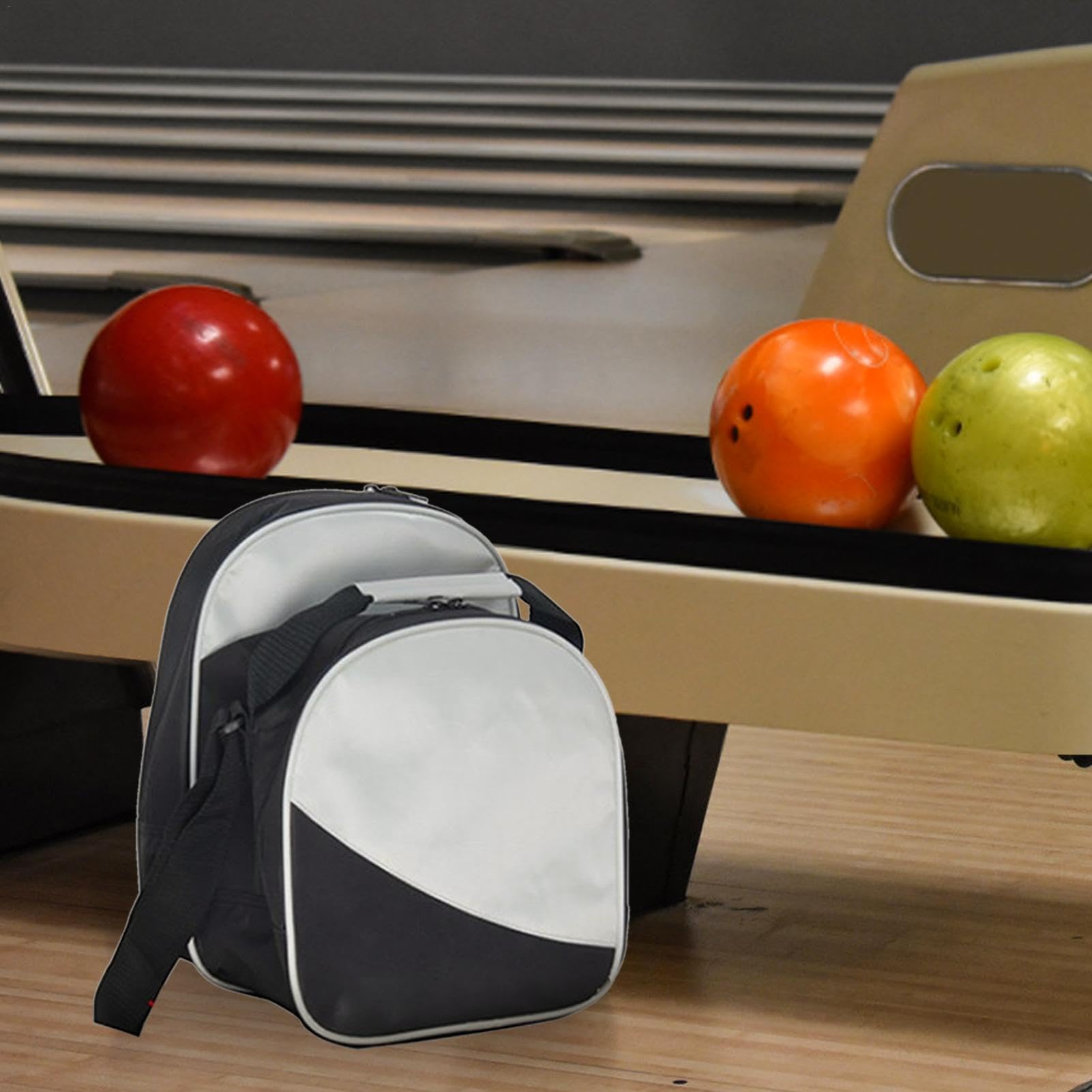 Sac De Bowling - Sac Fourre-tout De Bowling, Porte-boule De Bowling Simple Avec Compartiment À Chaussures, Sac De Bowling Pouvant Contenir 1 Boule De Bowling Pour Femme Une Paire De Chaussures Jusqu'à