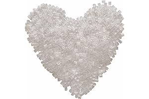 Flom Beads 1000Pcs - 5mm Transparent Melting Fuse Beads Kits