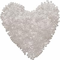 Vista 15 de 1000 cuentas de fusible, cuentas de fusión rojas de 0.197 pulgadas para manualidades, recambio de cuentas a granel.