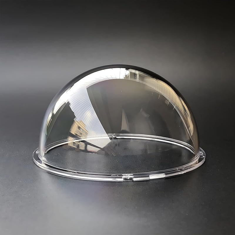 3.3 Inch Small Clear Camera Dome Cover, Waterproof Rainproof Polycarbonate Security CCTV Camera Lens Protection Cover (Size 85x45mm Transparent)