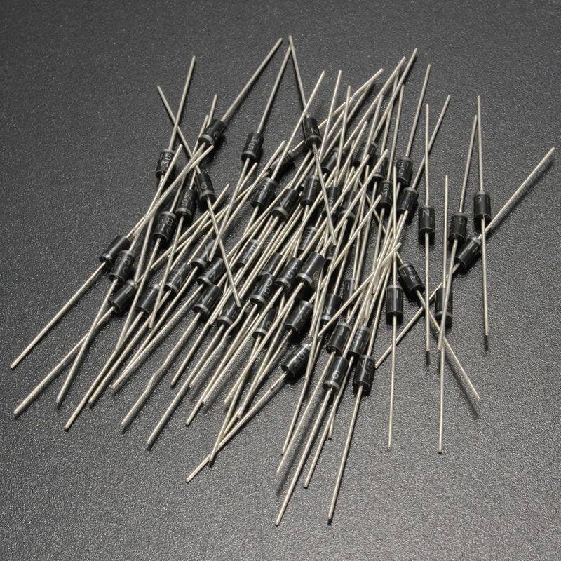 50PCS 1N5819 1A 40V Schottky Barrier Diode Electronic Semiconductor Device SBD Assortment Kit