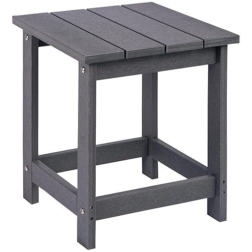 LZRS Adirondack Outdoor Side Table – Durable Weather-Resistant HDPE Patio