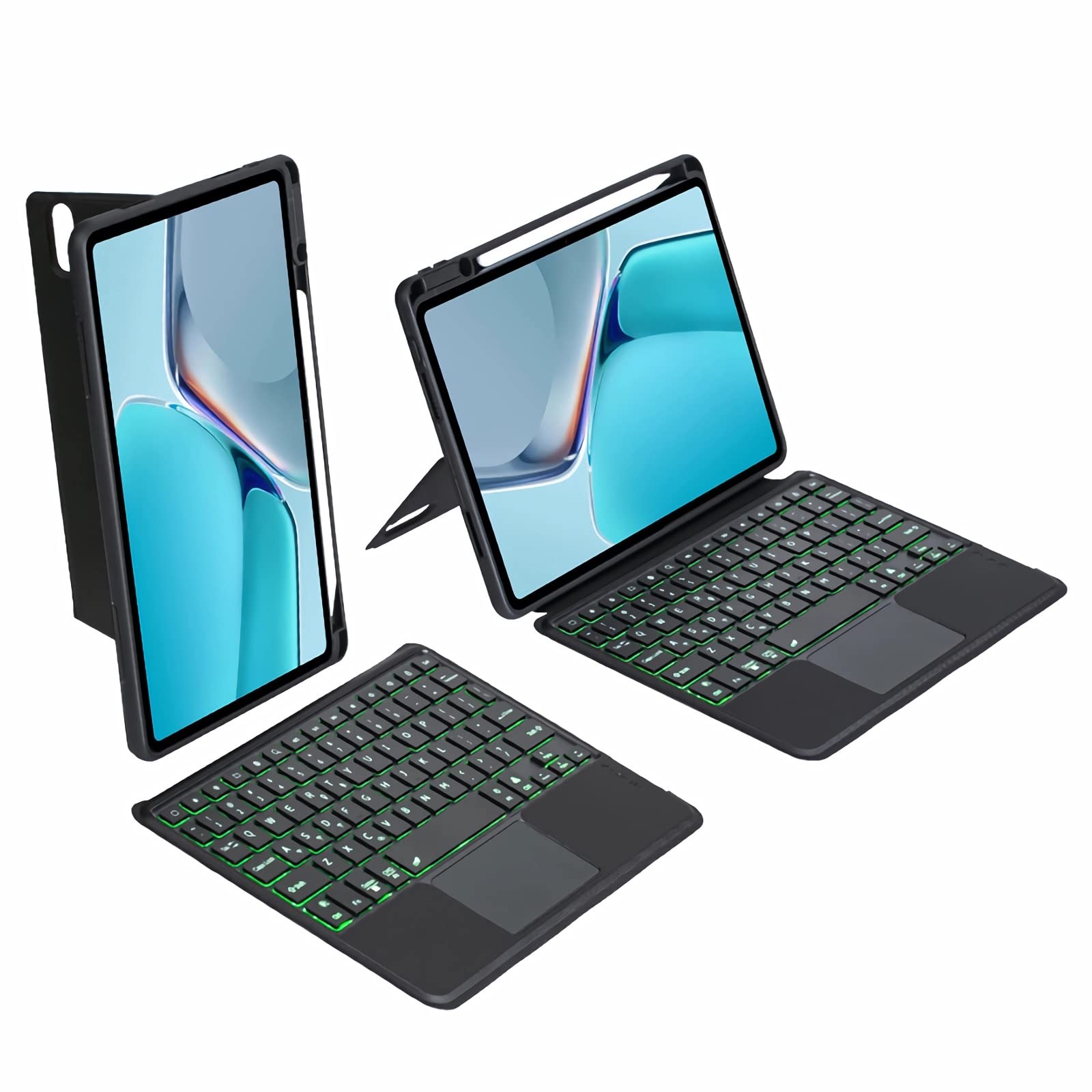 Amazon | Huawei Matepad 10.4 用キーボードケースタッチパッド付き