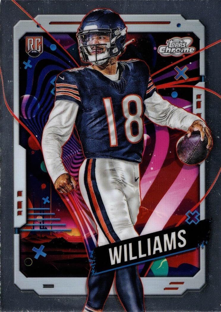 2024 Topps Cosmic Chrome Football #118 Caleb Williams Rookie Card