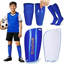<span>XZQTIVE Soccer Shin Guards with Shin Sleeves and Soccer Socks, Football Shin Pads Set for Kids Youth and Adult</span>