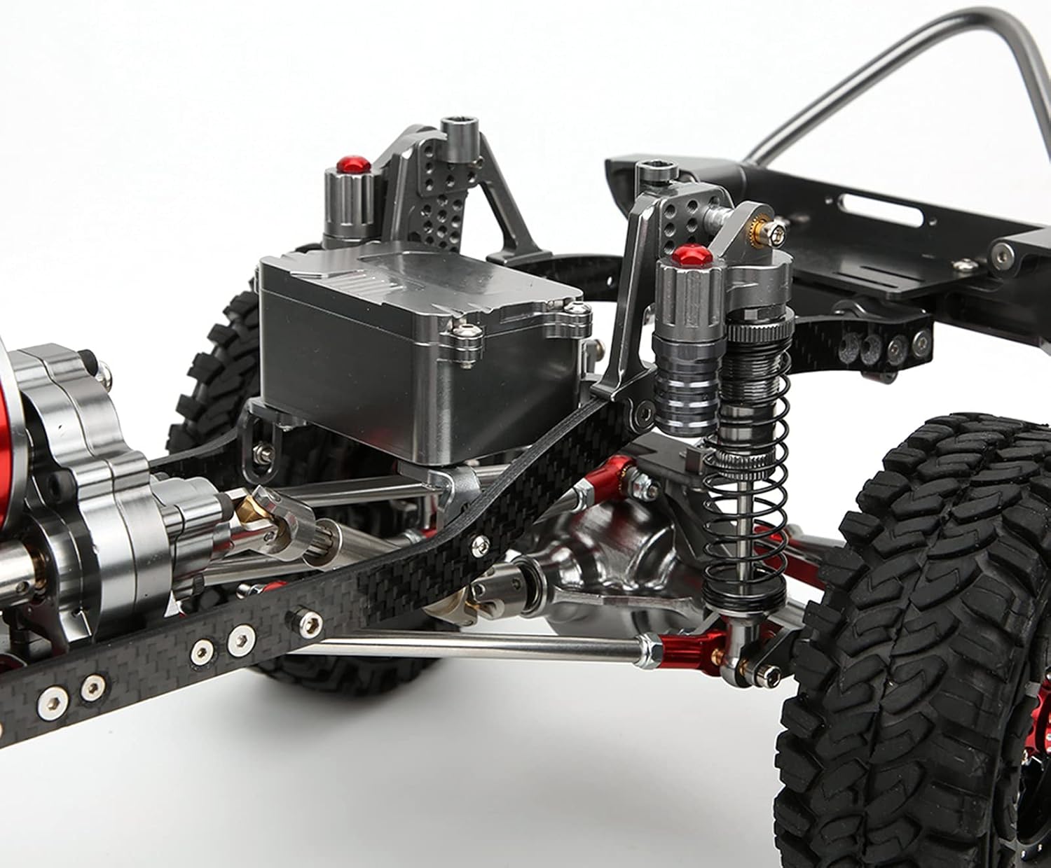 Assembled Frame Chassis, Durable in Use 313mm Metal Wheelbase RC Frame Chassis for 1/10 RC Crawler SCX10 90046 D90(Positive Frame) : Toys & Games