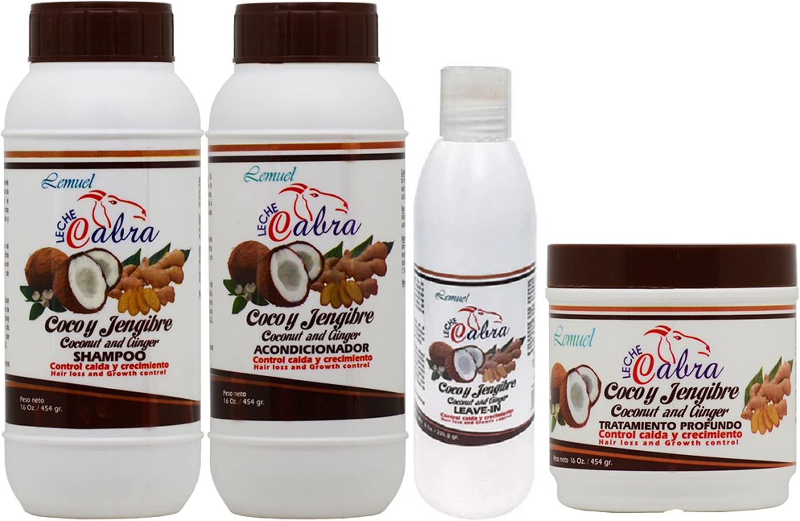 Lemuel Leche Cabra Shampoo + Conditioner + Leave In + Treatment"Combo"