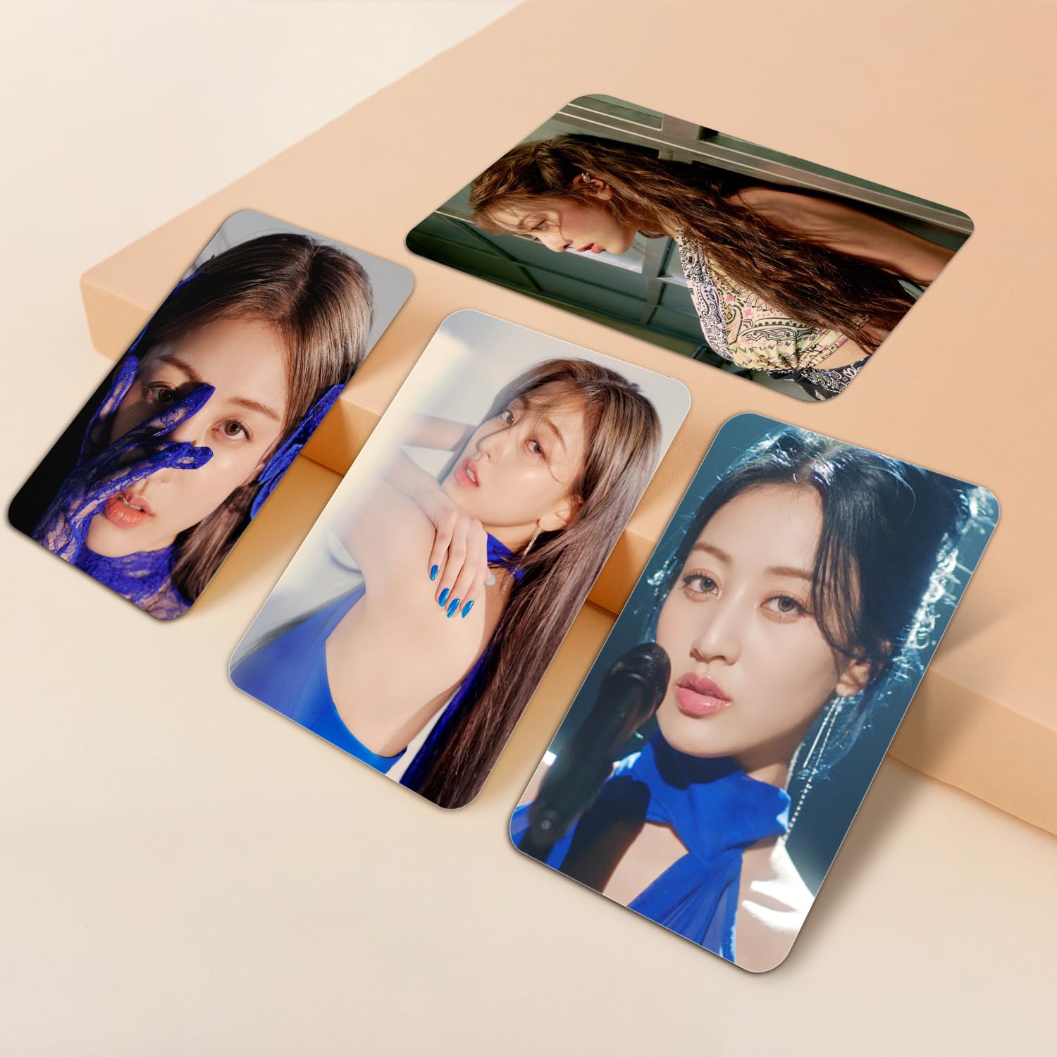 Twice Jihyo "Zone" Album Concept Photocards (Set of 15+ 1 Freebies) 350 GSM Card Glossy Laminated