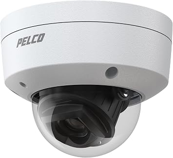 Pelco IMV529-1ERS Sarix Value Series 5MP IR Environmental Mini Dome Camera, 1/2.7" Progressive CMOS Sensor, 3.49.4mm Lens, Built-in IR illuminators, 48x Digital Zoom, Built-in Microphone, IP66, IK10