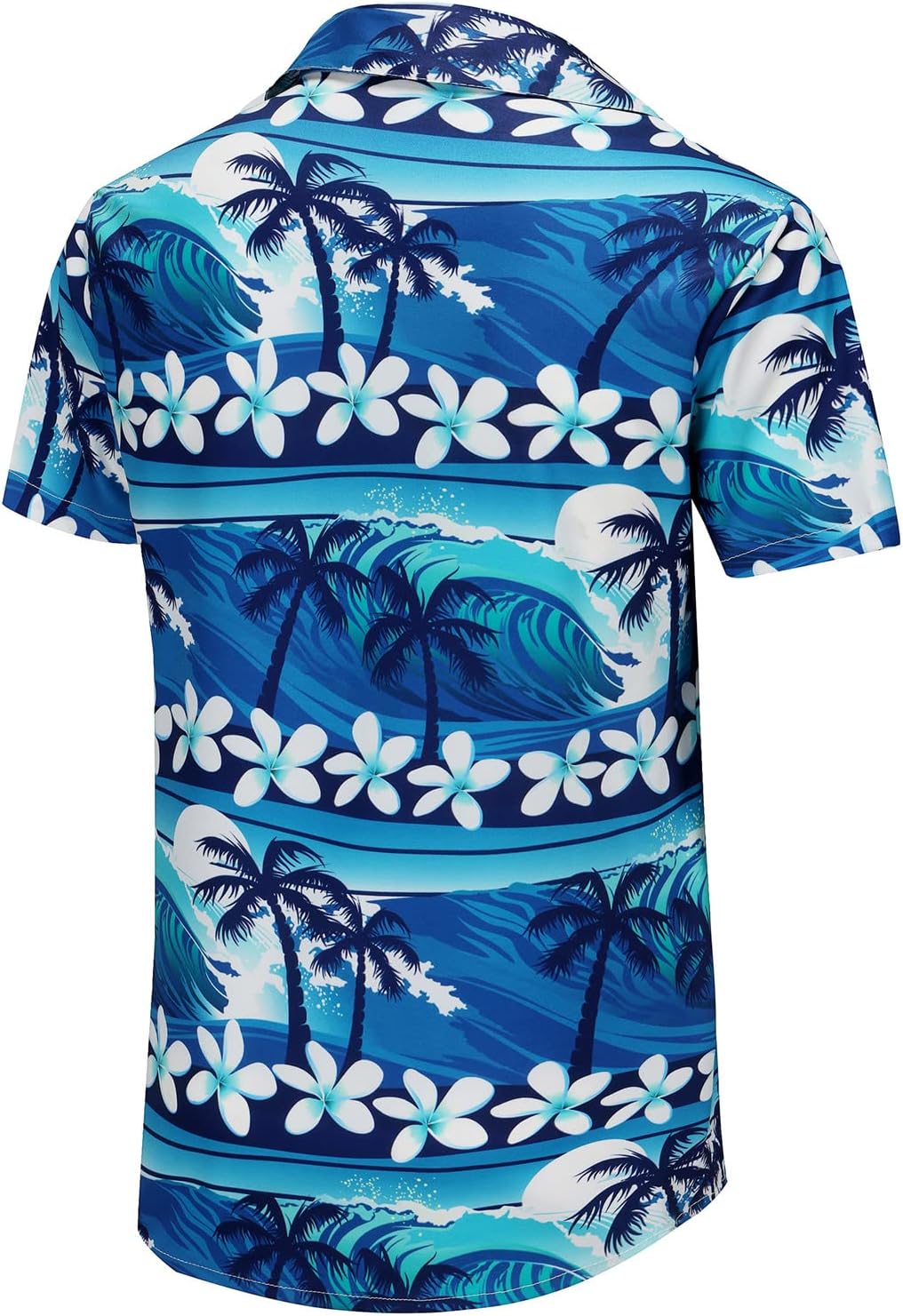  Funky Hawaiian Shirt for Men Palm Beach Shirts Tropical Vacation Clothes thumbnail