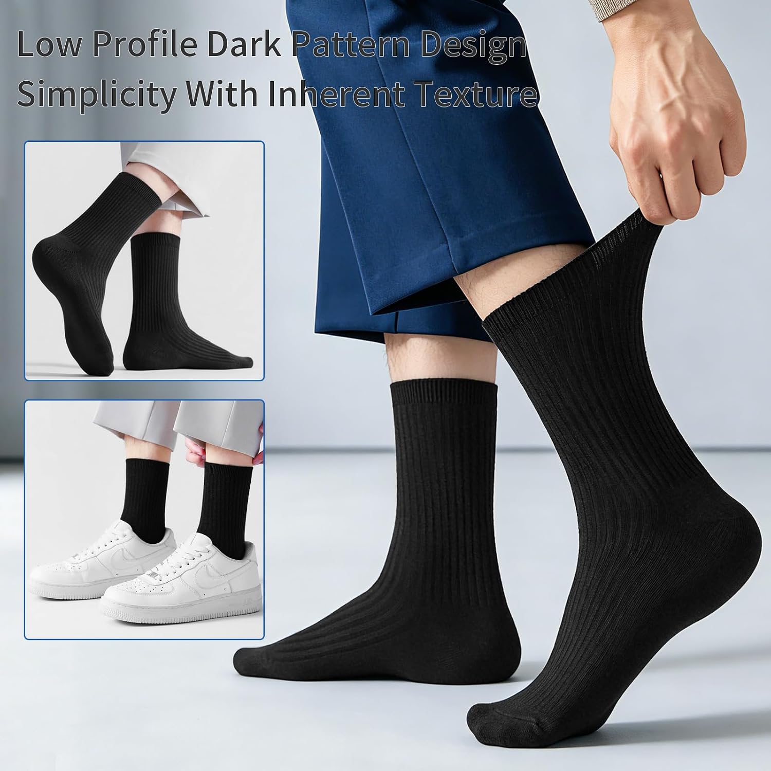 Sophproton 120 Pairs Bulk Crew Socks for Men & Women, 6-Color Variety Pack, Size 10-13, Soft Breathable Athletic Socks for Community Outreach, Charity & Care Packages