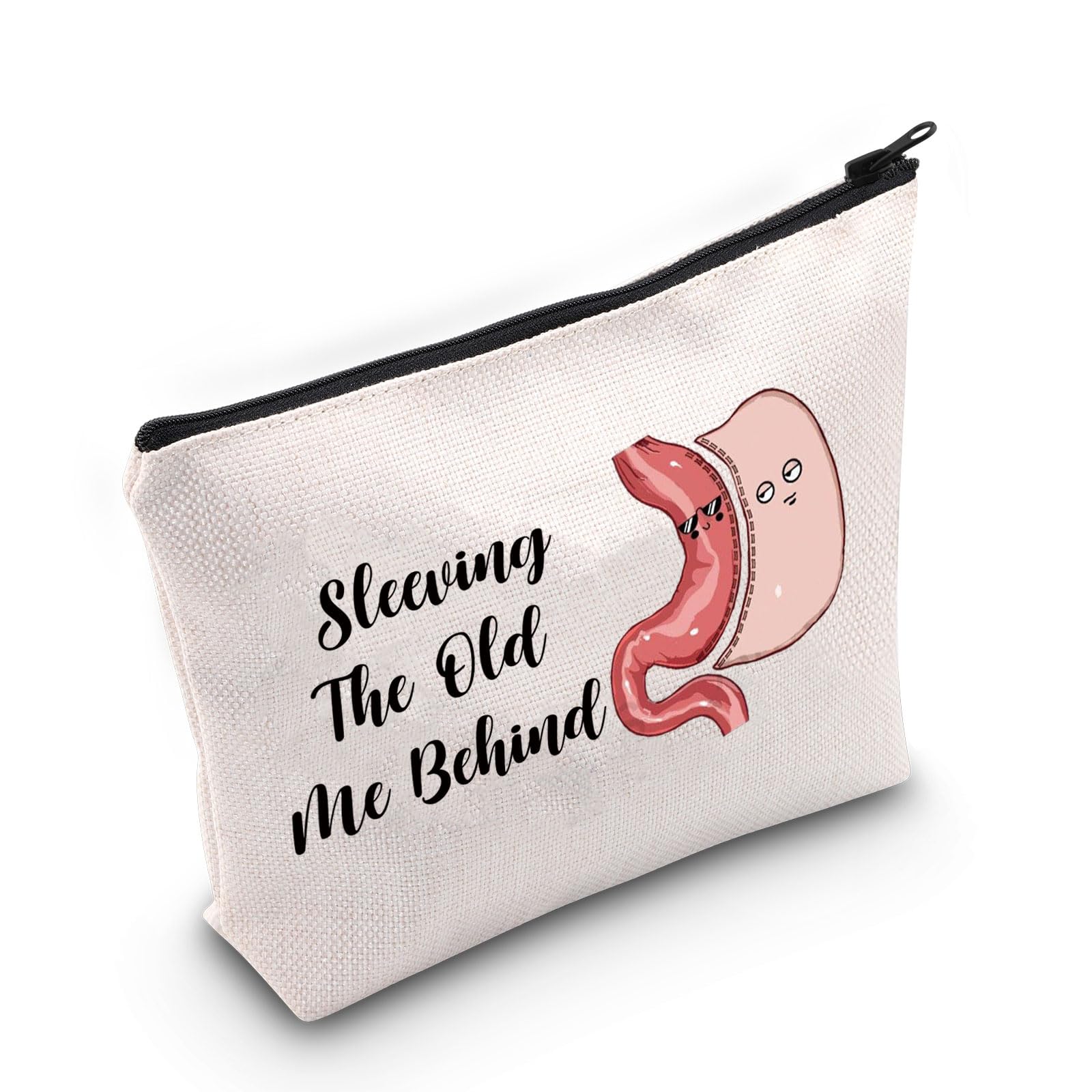 VAMSII Surgery Gastric Awareness Makeup Bag (Sleeving The Old Me Behind M)