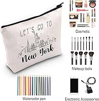 Vista 5 de ZJXHPO NYC Besties Trip Travel Case - Regalo de viaje y recuerdo de Nueva York, New York, No