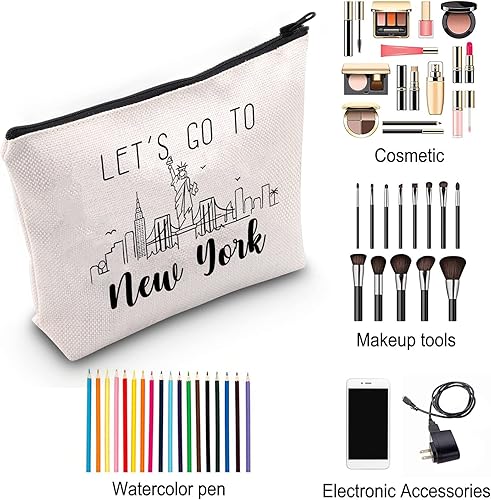 Miniatura 5 de ZJXHPO NYC Besties Trip Travel Case - Regalo de viaje y recuerdo de Nueva York, New York, No