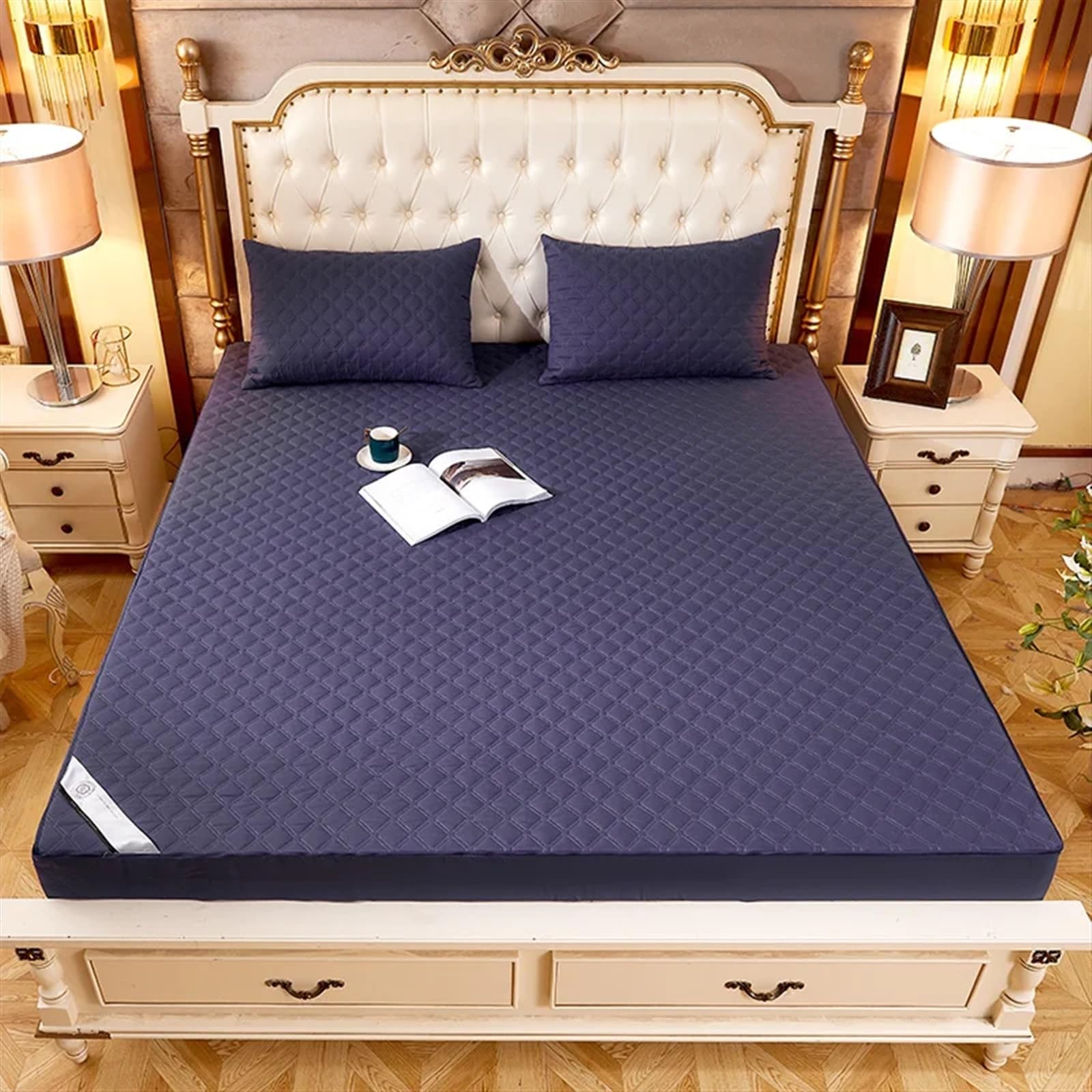 Protector Colchon Impermeable Funda de colchón Impermeable Tipo Cremallera for Cama