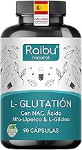 Reduced L-Glutathione 98% + NAC, L-Glycine and Alpha Lipoic Acid - Powerful Antioxidant - High Absorption and Bioactivity - Obtained by Fermentation - 900 mg per daily dose - 90 Vegan Capsules