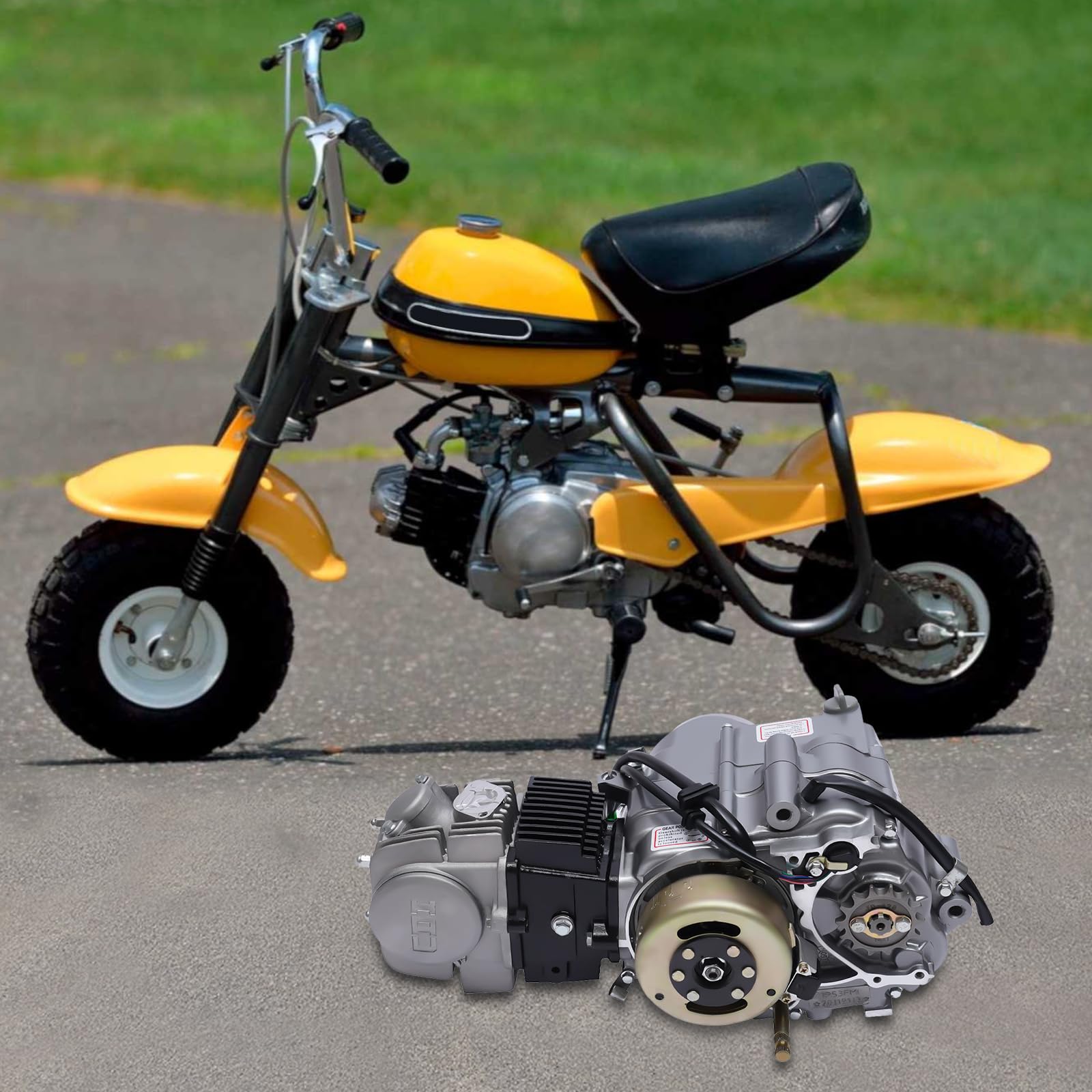 Motor de 125 CC, 4 velocidades 4 Tiempos Todoterreno Todoterreno Motocross Cuatro Tiempos Todoterreno Motocross (125cc)