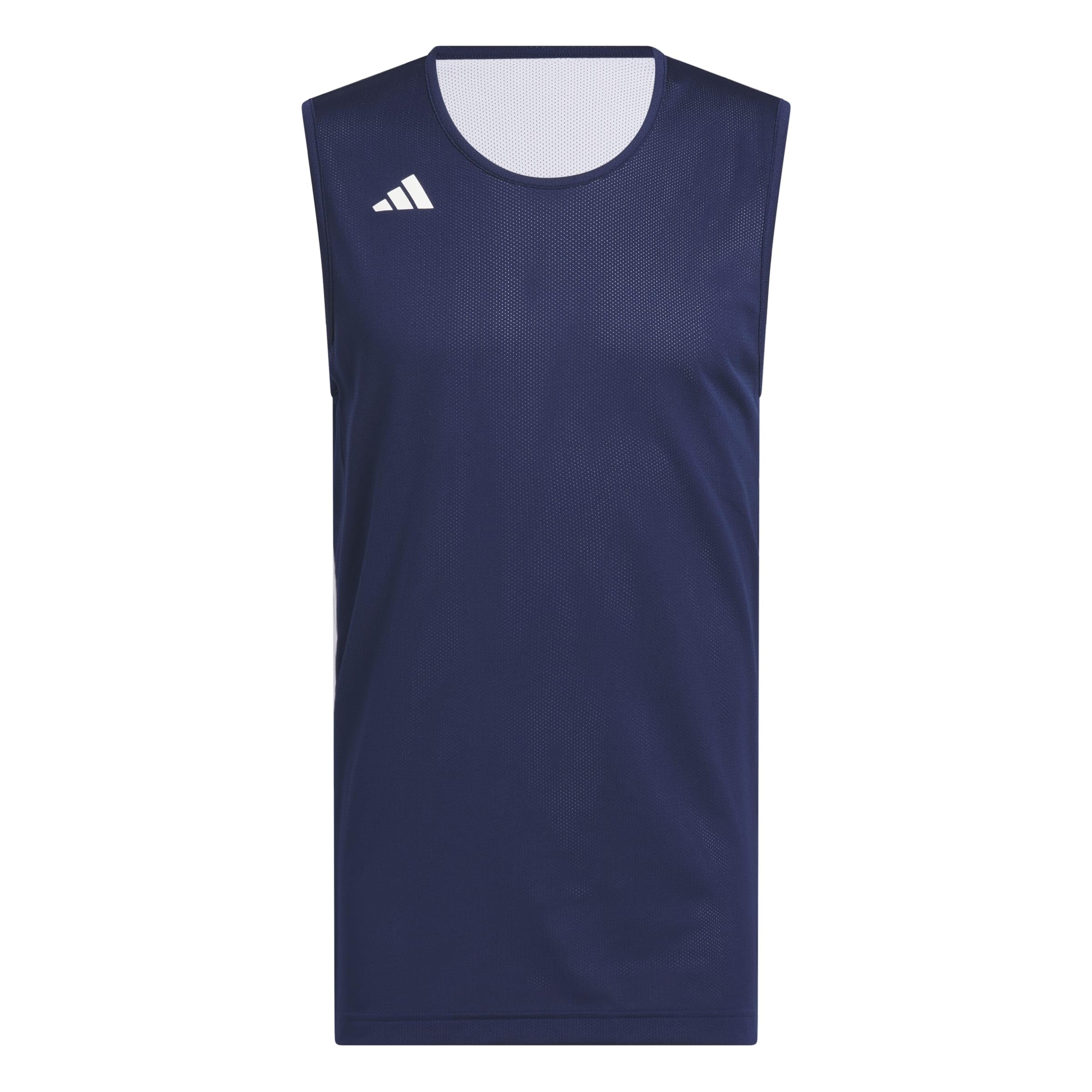 adidas Men's M Everyday Pro Bball Jersey Shirt, Team Navy/White, M