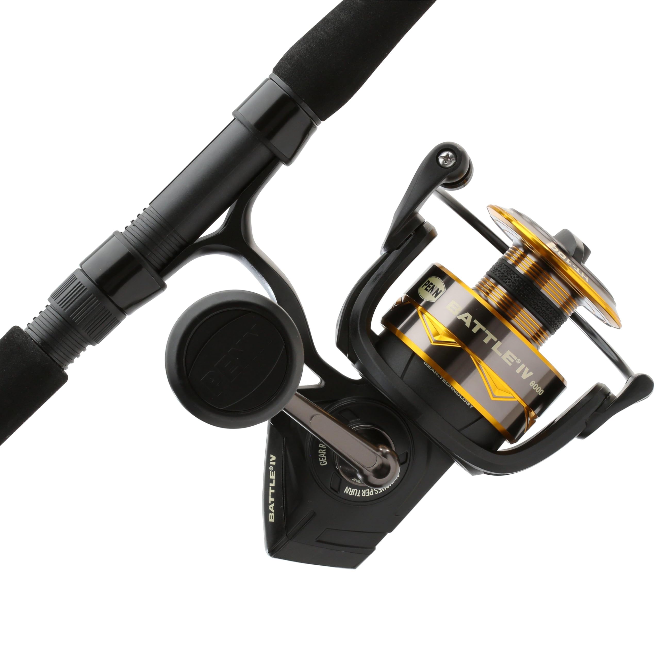 PENN Battle IV Spinning Reel and Fishing Rod Combo
