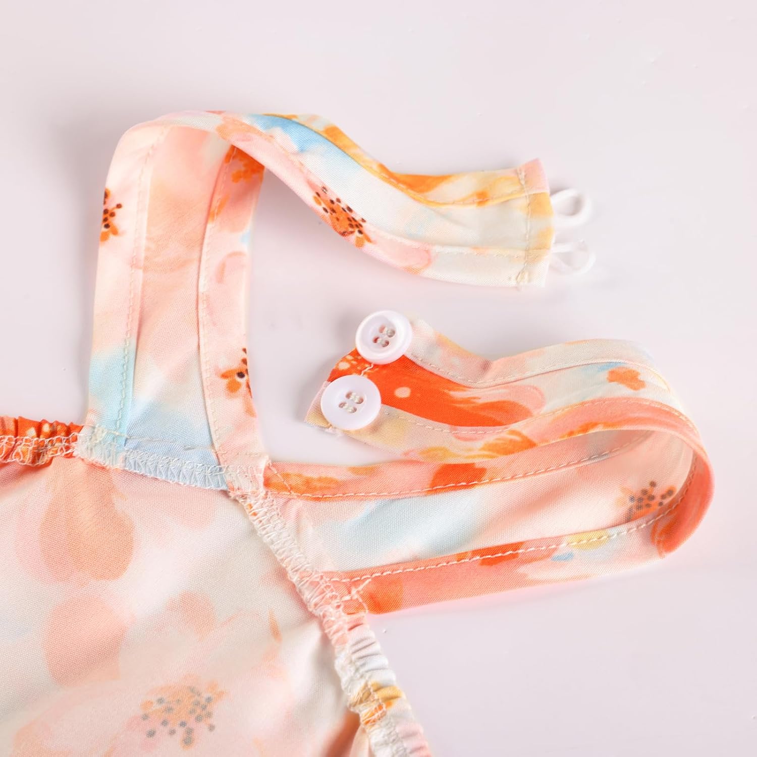 GRACE KARIN Girls Summer Dress Off Shoulder Floral A-line Midi Dress 5-14Y - Image 4