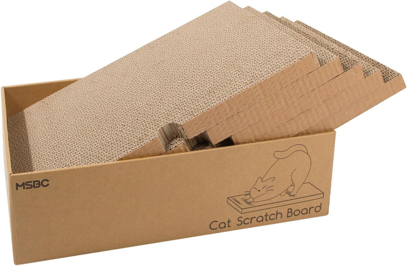 5 in 1 Kitten Corrugated Cardboard Scratchers Grinding Claws Make Grinding Claws More Interesting Box