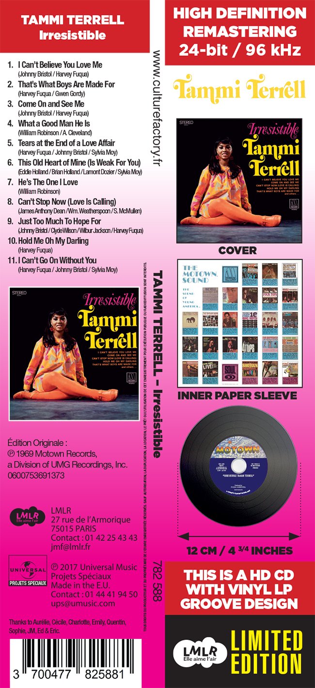 Irresistible - Deluxe Cd-Vinyl Replica
