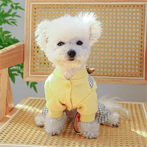 Miniatura 2 de Overol para cachorro, ropa de perro para cachorros, overol para niños, pijama con cabeza de oso, overol de pantalones de mezclilla lindos y