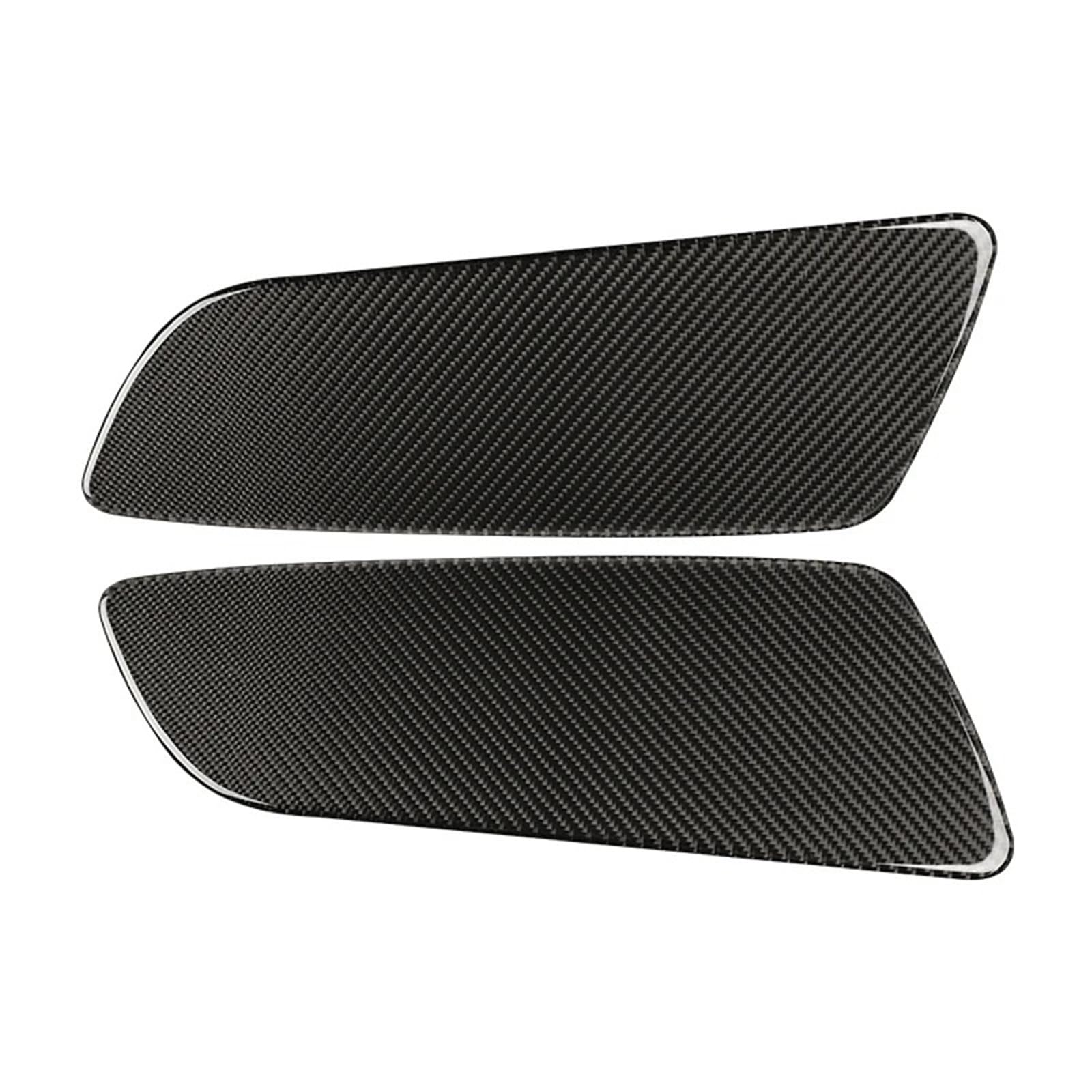 for Ford for Mustang GT 2015-2021 Car Accessories Carbon Fiber Stickers Interior Car Rear Door Panel Trim Decals Decoration Cover FRTRGVUVXP(Style A)