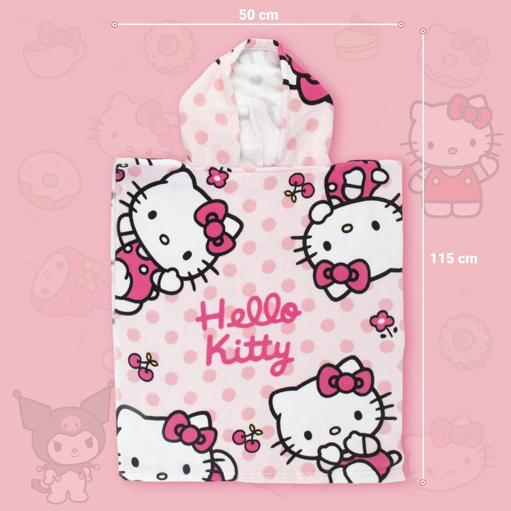 CERDÁ LIFE'S LITTLE MOMENTS Gorra y Gafas de Sol Hello Kitty Set Infantil Original para Niñ@s Unisex - Gorra y Gafas Hello Kitty Accesorios Verano Gafas Protección UV y Gorra Ajustable