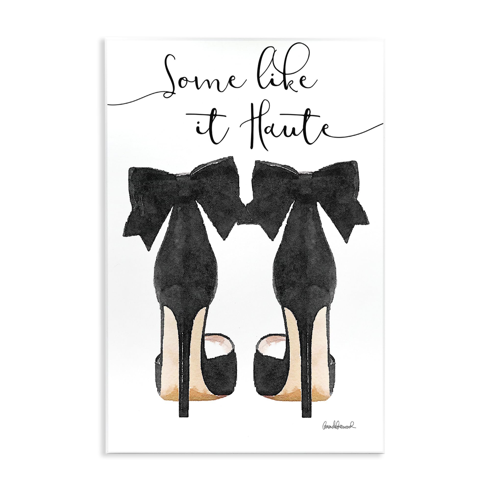 Fashion Pumps Still Life, 13 x 19 Inch Mounted Print on Wall Plaque
