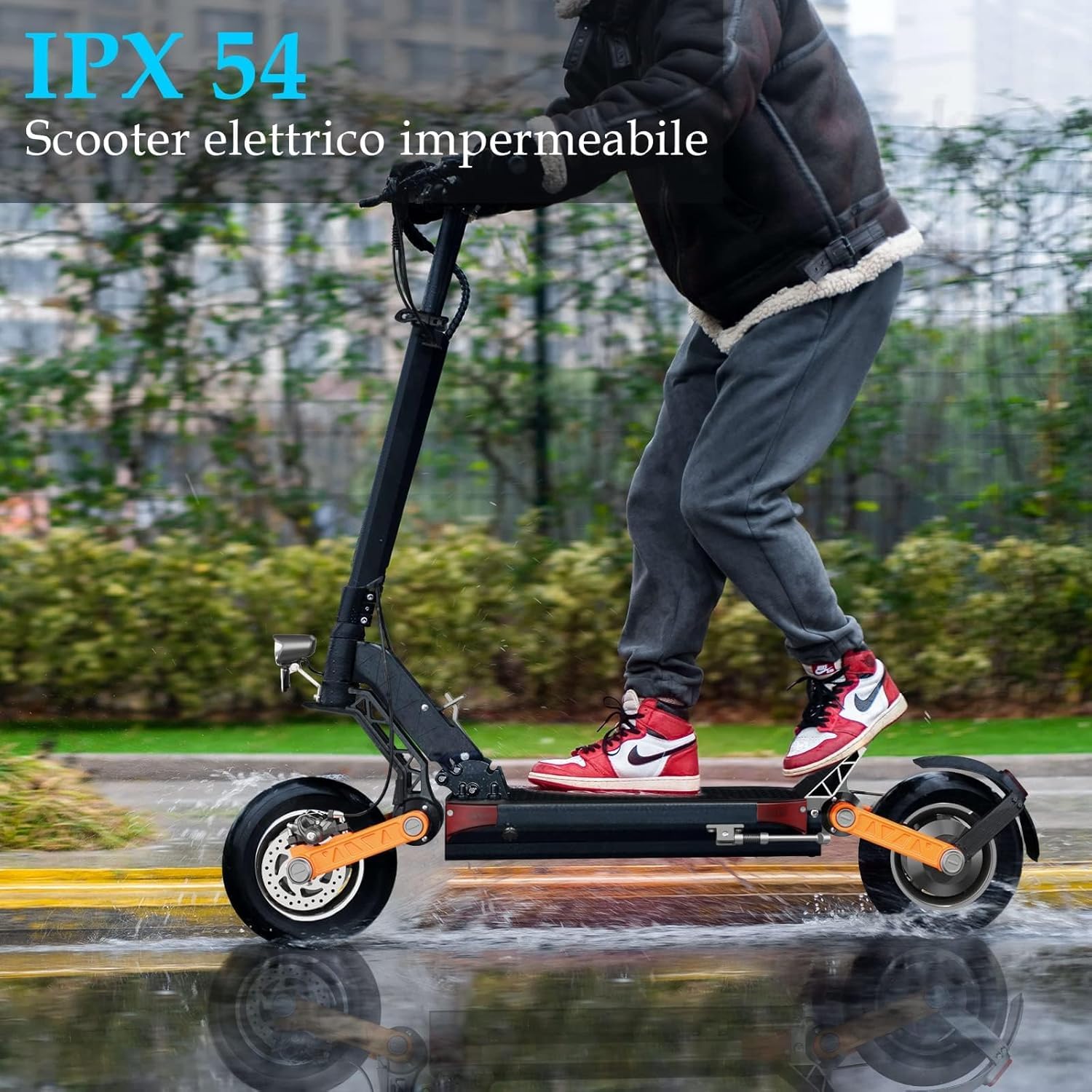 JOYOR Monopattino Elettrico autonomia 70-90 km, 60V 18Ah, portata 150 kg | doppio ammortizzatore,freni idraulici,monopattino elettrico pieghevole per adulti