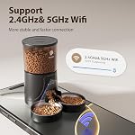 PETULTRA Automatic Cat Feeder for 2 Cats, 5G WiFi Pet Feeder with HD Camera | Food Dispenser for Multiple Cats, Remote Control APP, 2-Way Audio, Timed Precision Feeding, Detachable Clean, Desiccant Bag.