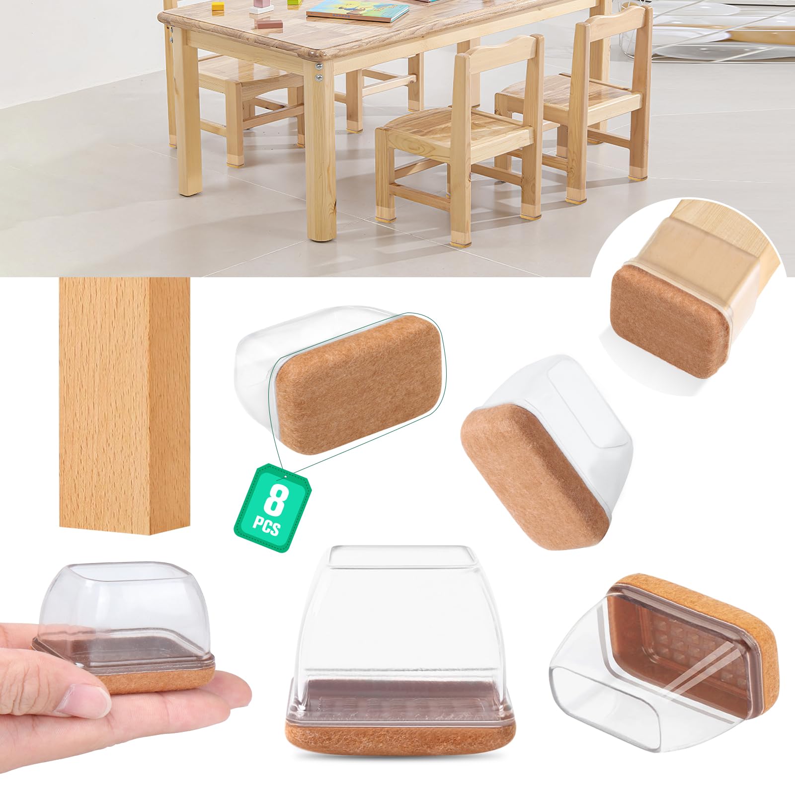 椅子足カバー 16個入りキズ防止 騒音防止 滑り止め 椅子足キャップ フェルト Amazon.co.jp: ZDDLOINP 椅子足カバー 16個入り キズ防止 騒音