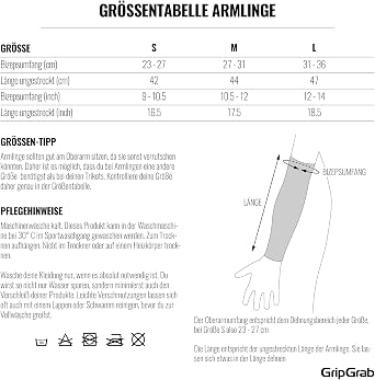 GripGrab UV Protection Arm Warmers UPF 50+ Summer Cycling Arm Sleeves Wheel Sleeves Lightweight breathable bicycle arm warmers with sun protection for men and women for road bike gravel bike and MTB cycling