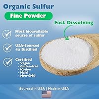 Vista 3 de Kala Health MSMPure MSM - Cristales de polvo fino de 8.8 onzas, cristales de azufre orgánico destilados 99.9% puros para la salud