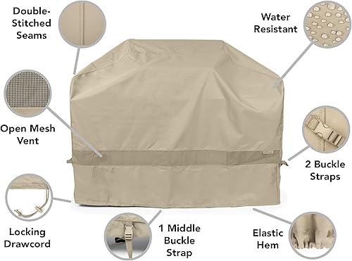 Miniatura 4 de Covermates Cubierta para parrilla de isla  110 de ancho x 44 de profundidad x 48 de alto Colección clásica, Elite Khaki Poliéster