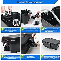 Vista 6 de Hrensaw Caja de conexión eléctrica pequeña resistente a la intemperie (interior de 5.5 x 3 x 2.2 pulgadas), caja eléctrica para exteriores