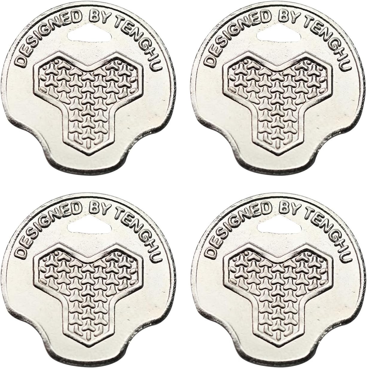 4 Pack Coin Driver Mini Portable Key Screwdriver Wrench Coin Slot Fastener Quarter Turn Combo Hand Tool for Camera Battery Covers Quick Release Plate 1/4'' Screws
