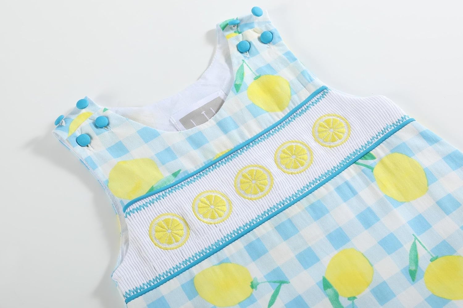 Lil cactus Boys Baby and Toddler Smocked Shortalls