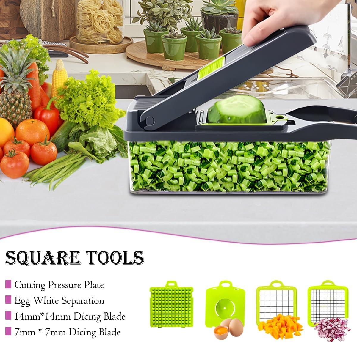 Chop It All: The Ultimate 14-in-1 Vegetable Chopper Review!