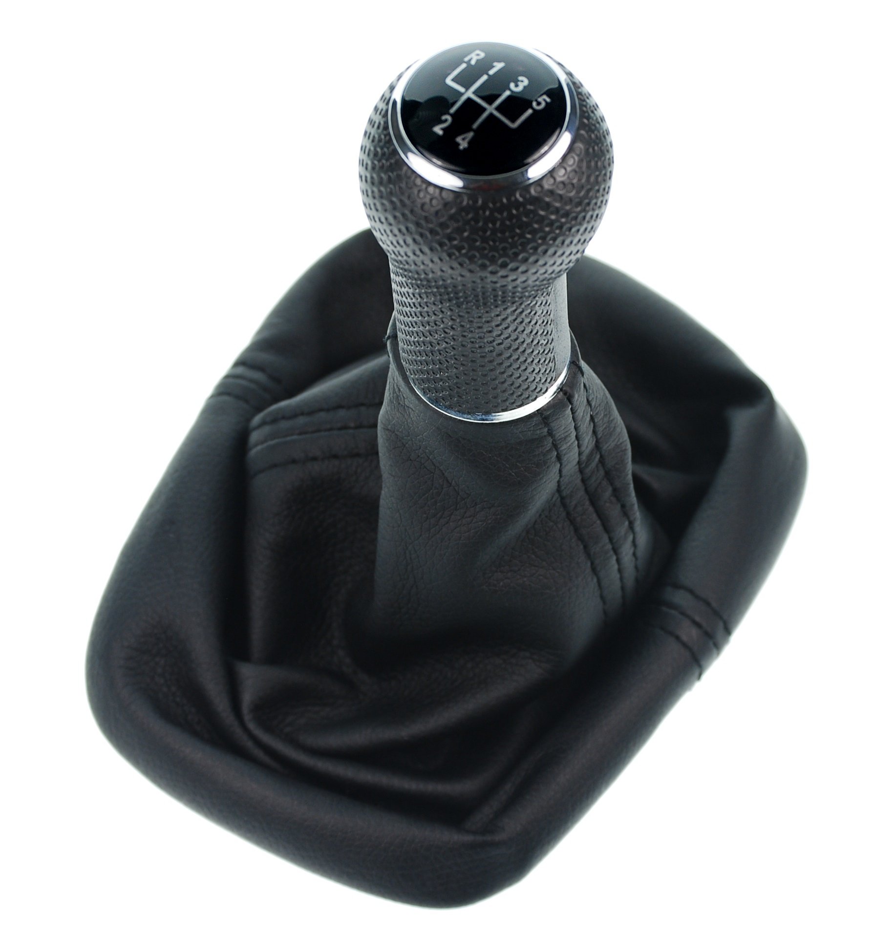 Pommeau De Levier De Vitesses Pour Audi A4 8E B6 B7 (2000-2008) - Design Chromé Avec Ligne Rouge - Prise En Main Ergonomique