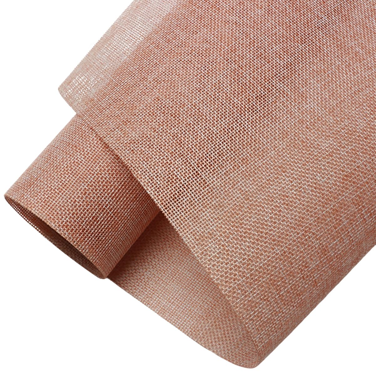 48cm X 4.5m Cotton Linen Flower Wrapping Paper, Linen Cotton Craft Paper Roll for DIY Bouquets, Florist Floral Packing Paper for Flower Arrangement (Champagne)
