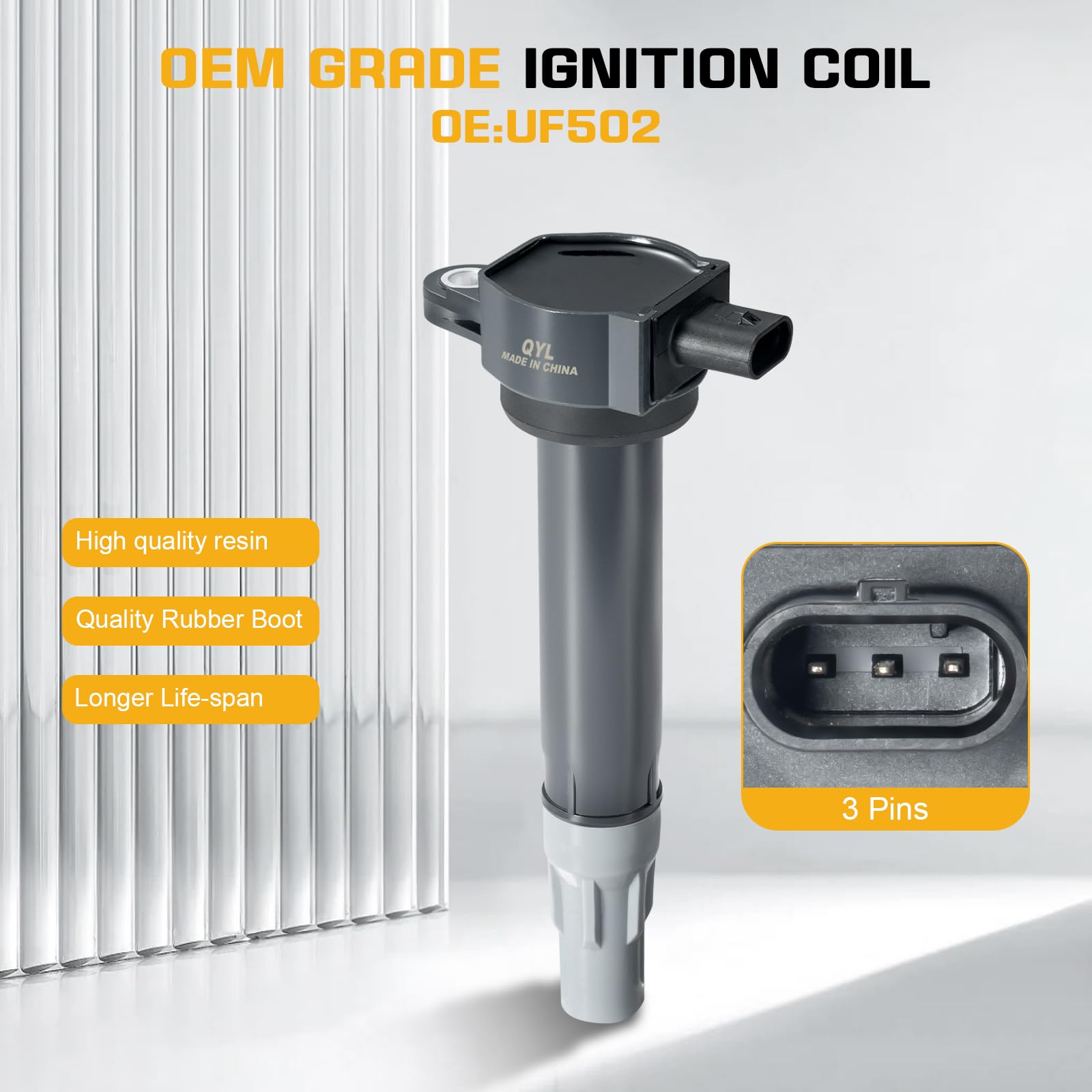 Amazon | QYL イグニッションコイルパック 6個 V6 2.5L 2.7L 3.5L 2006