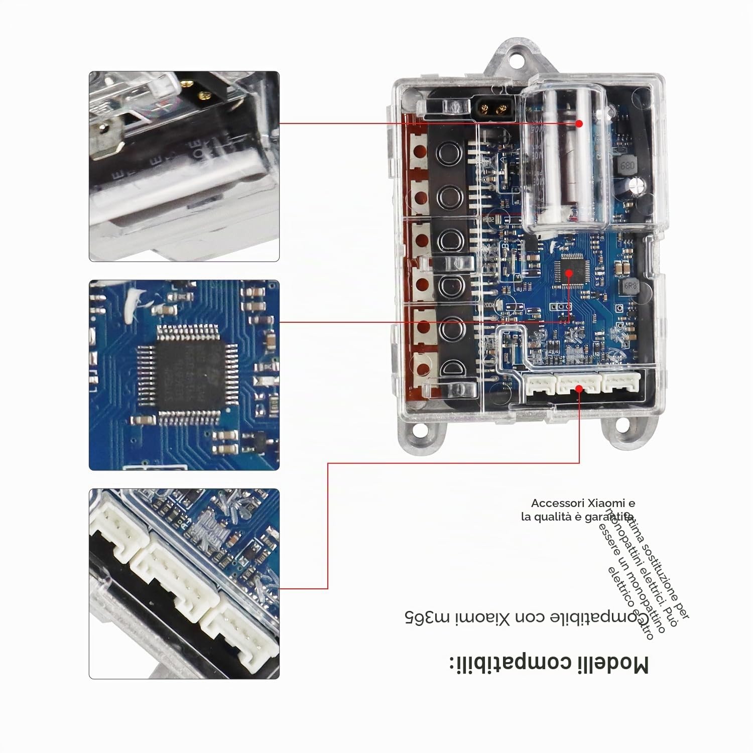 Scheda principale del controller dello scooter Unità di controllo centrale versione migliorata compatibile per scooter elettrico Xiaomi M365Pro Pro2